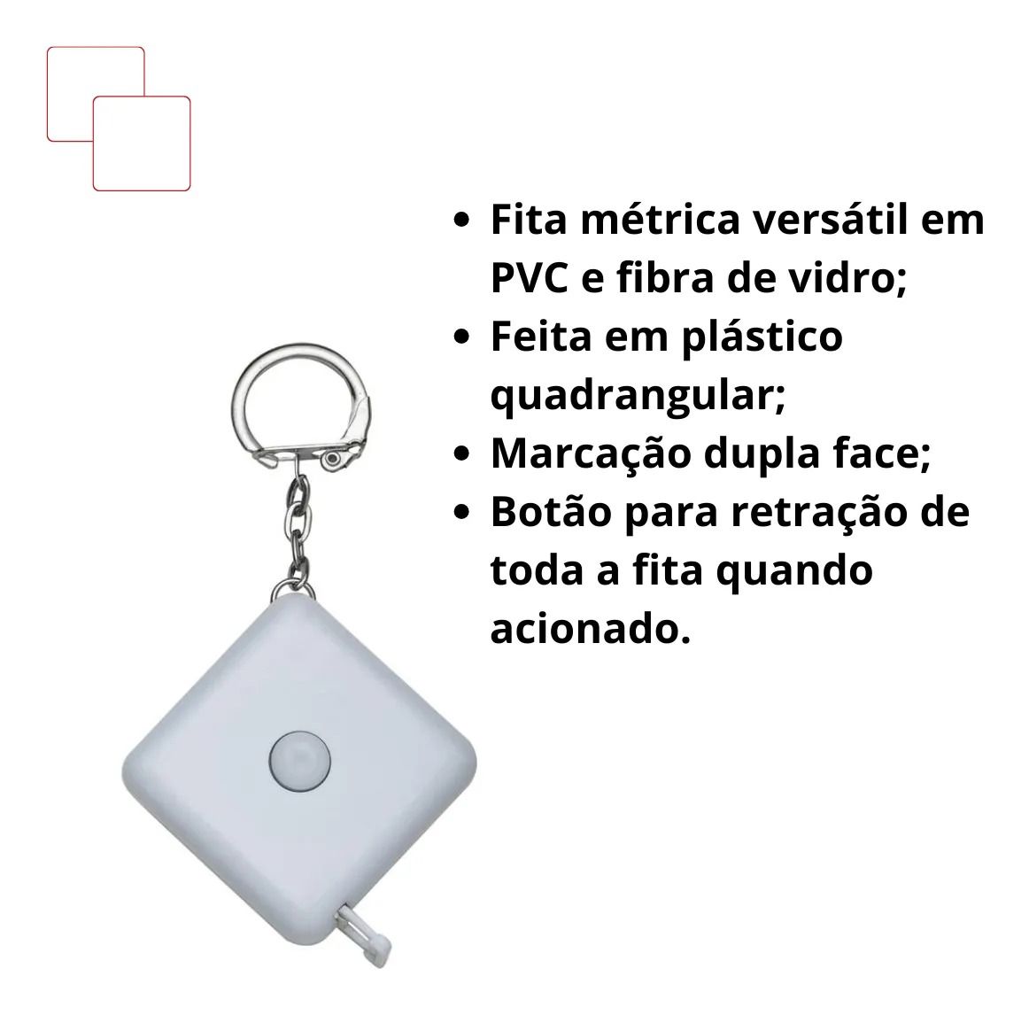 CHAVEIRO FITA METRICA